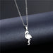 Wholesale silver stainless steel necklace JDC-NE-MINGM001 Necklace 敏萌 XL243 Wholesale Jewelry JoyasDeChina Joyas De China