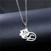 Wholesale silver stainless steel necklace JDC-NE-MINGM001 Necklace 敏萌 XL245 Wholesale Jewelry JoyasDeChina Joyas De China