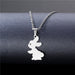 Wholesale silver stainless steel necklace JDC-NE-MINGM001 Necklace 敏萌 XL248 Wholesale Jewelry JoyasDeChina Joyas De China