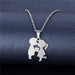 Wholesale silver stainless steel necklace JDC-NE-MINGM001 Necklace 敏萌 XL252 Wholesale Jewelry JoyasDeChina Joyas De China