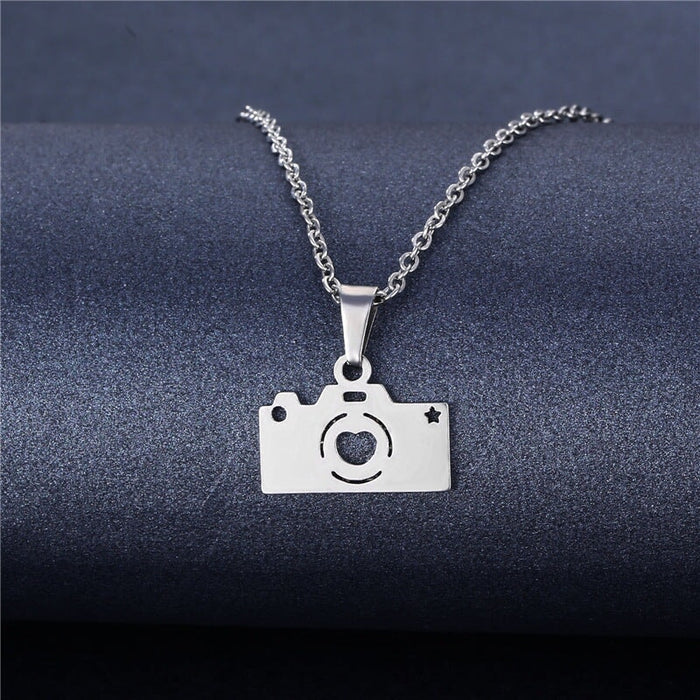 Wholesale silver stainless steel necklace JDC-NE-MINGM001 Necklace 敏萌 XL255 Wholesale Jewelry JoyasDeChina Joyas De China