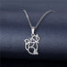 Wholesale silver stainless steel necklace JDC-NE-MINGM001 Necklace 敏萌 XL258 Wholesale Jewelry JoyasDeChina Joyas De China
