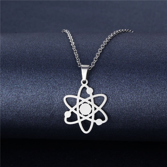 Wholesale silver stainless steel necklace JDC-NE-MINGM001 Necklace 敏萌 XL261 Wholesale Jewelry JoyasDeChina Joyas De China