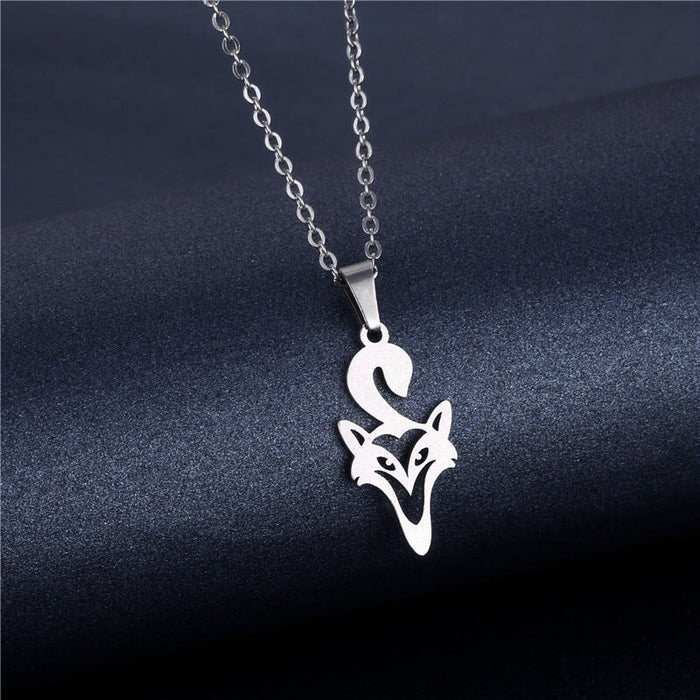 Wholesale silver stainless steel necklace JDC-NE-MINGM001 Necklace 敏萌 XL265 Wholesale Jewelry JoyasDeChina Joyas De China