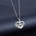 Wholesale silver stainless steel necklace JDC-NE-MINGM001 Necklace 敏萌 XL266 Wholesale Jewelry JoyasDeChina Joyas De China