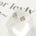 Wholesale Simple Alloy Pearl Rhinestone Round Earrings Set JDC-ES-Yizhong004 Earrings 怡众 Wholesale Jewelry JoyasDeChina Joyas De China