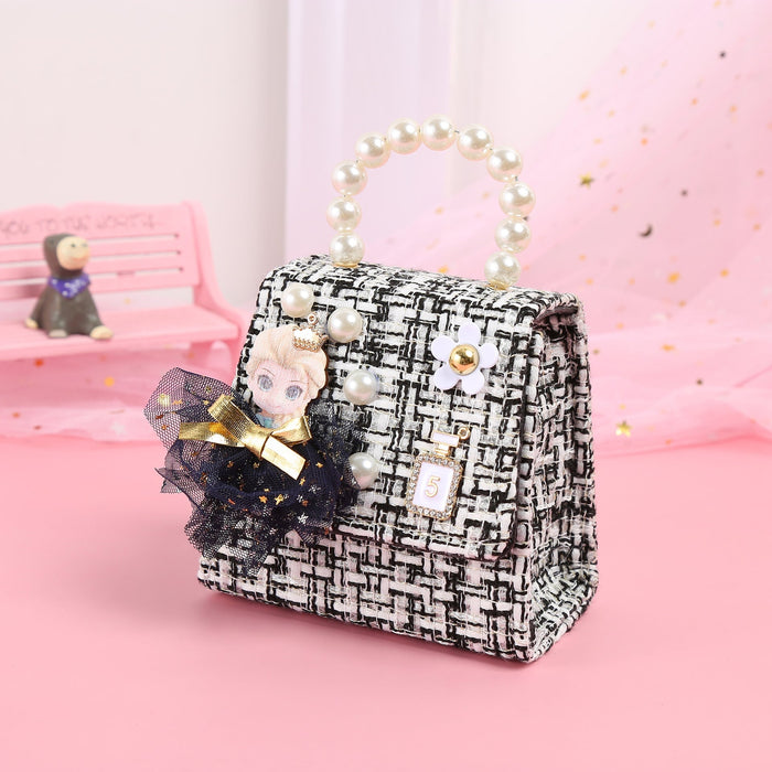 Wholesale small fragrance cross-body pearl carry-on children's bag JDC-SD-HY082 Shoulder bag 昊颜 black Wholesale Jewelry JoyasDeChina Joyas De China