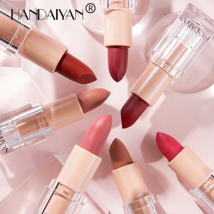 Wholesale small ice matte 12 color lipstick is not easy to decolorize JDC-MK-HDY003 lipstick 韩黛妍 Wholesale Jewelry JoyasDeChina Joyas De China
