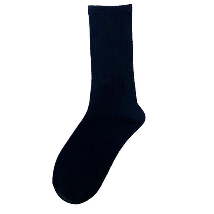 Wholesale Solid Color Socks Female Couple Running Sports Socks Socks Men's Mid-barrel Long Socks Socks JoyasDeChina Wholesale Jewelry JoyasDeChina Joyas De China
