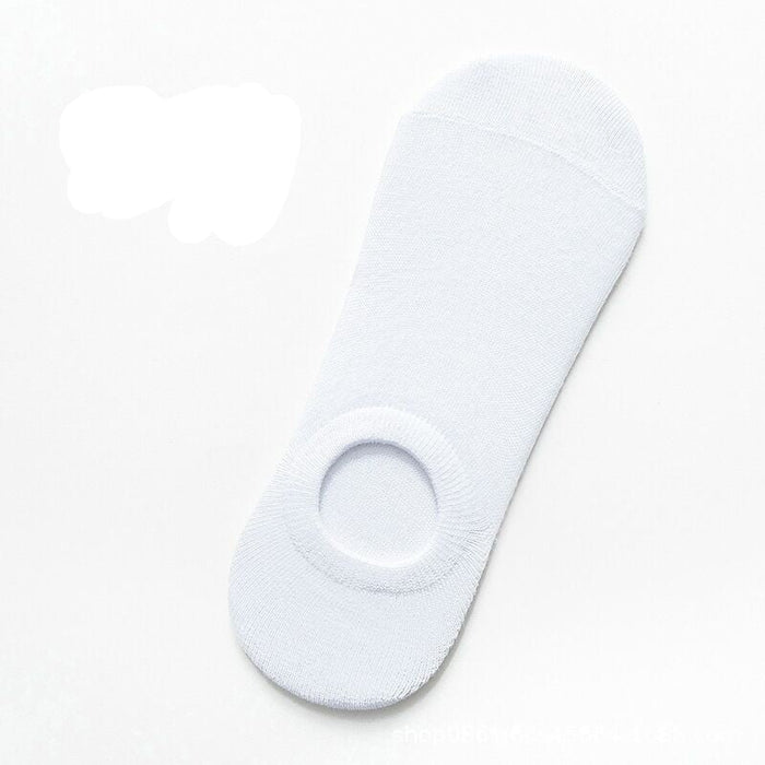 Wholesale Solid Color Socks Female Couple Running Sports Socks Socks Men's Mid-barrel Long Socks Socks JoyasDeChina Invisible socks White Wholesale Jewelry JoyasDeChina Joyas De China