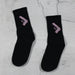 Wholesale Solid Color Socks Female Couple Running Sports Socks Socks Men's Mid-barrel Long Socks Socks JoyasDeChina Long barrel toy gun Black Wholesale Jewelry JoyasDeChina Joyas De China