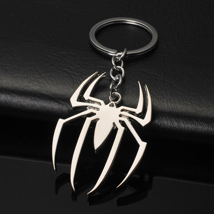 Wholesale Spider Zinc Alloy Keychain (F) MOQ≥2 JDC-KC-XinS007 Keychains 新尚 silver Wholesale Jewelry JoyasDeChina Joyas De China