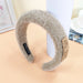 Wholesale Sponge Check Fabric Headband (F)JDC-HD-O385 Headband 潮炫 Wholesale Jewelry JoyasDeChina Joyas De China