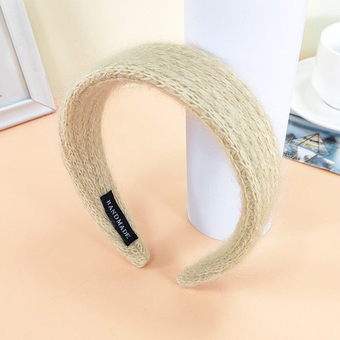 Wholesale Sponge Check Fabric Headband (F)JDC-HD-O385 Headband 潮炫 G Wholesale Jewelry JoyasDeChina Joyas De China