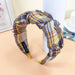 Wholesale Sponge Check Fabric Headband (F)JDC-HD-O385 Headband 潮炫 L Wholesale Jewelry JoyasDeChina Joyas De China