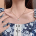 Wholesale Stainless Steel Rhinestone Necklace JDC-NE-HanJ005 Necklaces 韩爵 Wholesale Jewelry JoyasDeChina Joyas De China