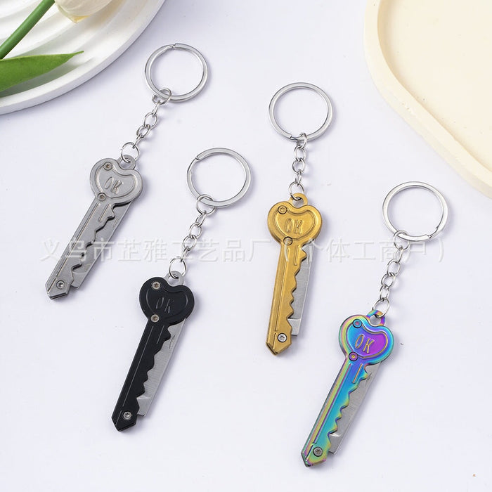 Wholesale Stainless Steel Self-defense Portable Portable Mini Multi-function Keychain JDC-KC-ZY031 Keychains JoyasDeChina Wholesale Jewelry JoyasDeChina Joyas De China