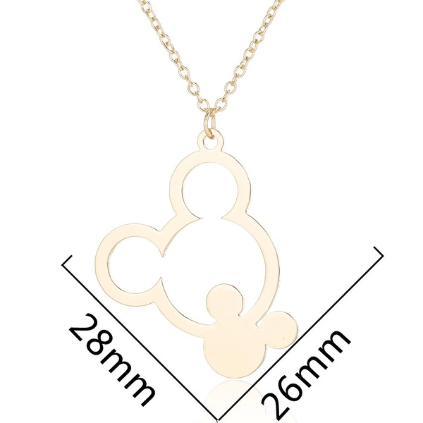 Wholesale Stainless Steel Silver Hollow Necklace（F）MOQ≥3 JDC-NE-SS002 necklaces 双硕 Wholesale Jewelry JoyasDeChina Joyas De China