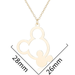 Wholesale Stainless Steel Silver Hollow Necklace（F）MOQ≥3 JDC-NE-SS002 necklaces 双硕 Wholesale Jewelry JoyasDeChina Joyas De China