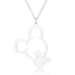Wholesale Stainless Steel Silver Hollow Necklace（F）MOQ≥3 JDC-NE-SS002 necklaces 双硕 MOQ3 XL529S Wholesale Jewelry JoyasDeChina Joyas De China