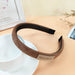 Wholesale Suede Sponge Headband JDC-HD-O373 Headband 潮炫 brown Wholesale Jewelry JoyasDeChina Joyas De China
