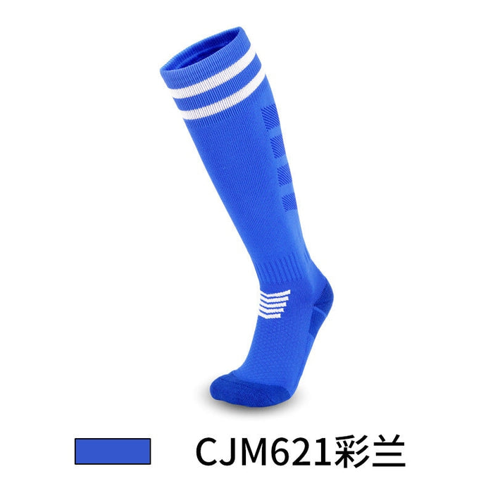 Wholesale Tall Football Socks Polyester High Elastic Silk Sports Socks JDC-SK-LingTu005 Sock 领途 color blue S(28-33) Wholesale Jewelry JoyasDeChina Joyas De China