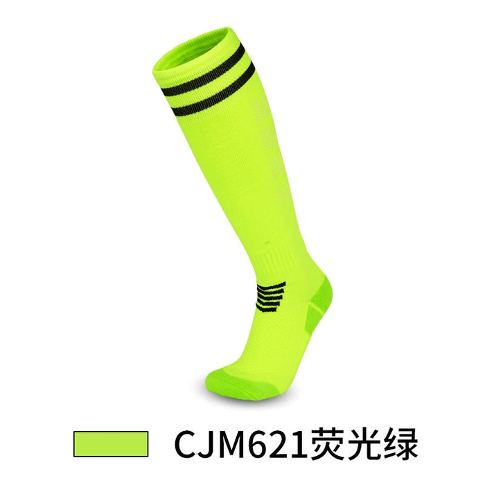 Wholesale Tall Football Socks Polyester High Elastic Silk Sports Socks JDC-SK-LingTu005 Sock 领途 green B S(28-33) Wholesale Jewelry JoyasDeChina Joyas De China