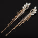 Wholesale Tassel Rhinestone Earrings JDC-ES-ZHONGW024 Earrings 众薇 gold Wholesale Jewelry JoyasDeChina Joyas De China