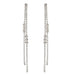 Wholesale tassel rhinestone long line stud earrings JDC-ES-ZHONGW029 Earrings 众薇 Wholesale Jewelry JoyasDeChina Joyas De China