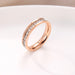 Wholesale Titanium Steel Frosted Smooth Plain Circle Couple Rings JDC-RS-Kucai002 Rings 酷彩 602rose gold 6 Wholesale Jewelry JoyasDeChina Joyas De China