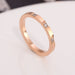 Wholesale Titanium Steel Frosted Smooth Plain Circle Couple Rings JDC-RS-Kucai004 Rings 酷彩 604rose gold 6 Wholesale Jewelry JoyasDeChina Joyas De China