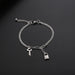 Wholesale Titanium Steel Key Lock Couple Bracelet JDC-BT-Yixin010 Bracelet 壹芯 17CM Wholesale Jewelry JoyasDeChina Joyas De China