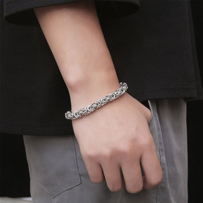 Wholesale Titanium Steel Men's Bracelet JDC-BT-Yixin014 Bracelet 壹芯 Wholesale Jewelry JoyasDeChina Joyas De China