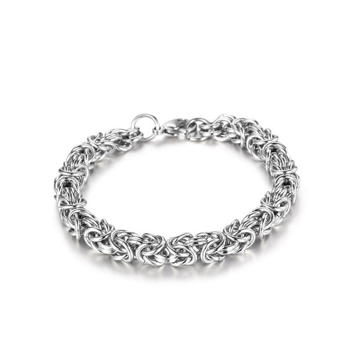 Wholesale Titanium Steel Men's Bracelet JDC-BT-Yixin014 Bracelet 壹芯 17CM Wholesale Jewelry JoyasDeChina Joyas De China