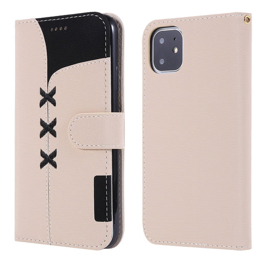Wholesale TPU Leather Bracket Insert Card Flip Phone Case For iPhone JDC-PC-Yinuo007 phone case 一诺 White iPhone11 Wholesale Jewelry JoyasDeChina Joyas De China