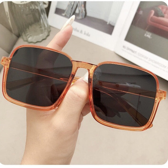 Wholesale transparent PC Sunglasses JDC-SG-JinF012 Sunglasses 季丰 Orange frame Wholesale Jewelry JoyasDeChina Joyas De China