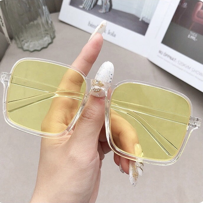 Wholesale transparent PC Sunglasses JDC-SG-JinF012 Sunglasses 季丰 yellow sheet Wholesale Jewelry JoyasDeChina Joyas De China