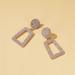 Wholesale Trapezoid Gold Flash Rhinestone Geometric Earrings JDC-ES-D613 Earrings 晴雯 Wholesale Jewelry JoyasDeChina Joyas De China
