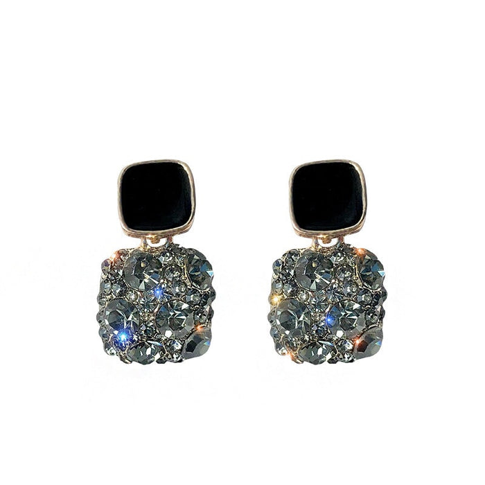 Wholesale vintage black metal stud earrings JDC-ES-Sideng018 Earrings 思登 Wholesale Jewelry JoyasDeChina Joyas De China