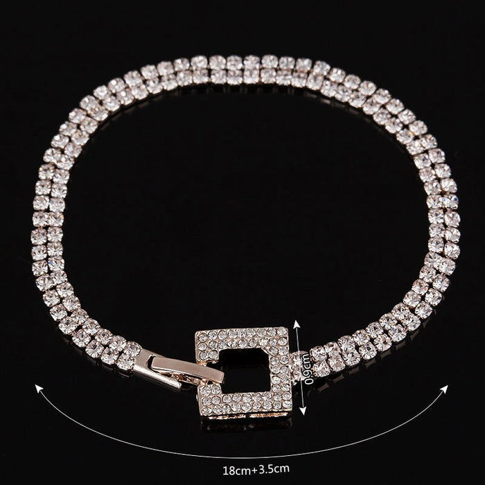 Wholesale vintage rhinestone bracelet JDC-BT-ZHONGW003 Bracelet 众薇 Silver Wholesale Jewelry JoyasDeChina Joyas De China