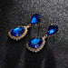 Wholesale water drop shape earrings JDC-ES-ZHONGW027 Earrings 众薇 Wholesale Jewelry JoyasDeChina Joyas De China