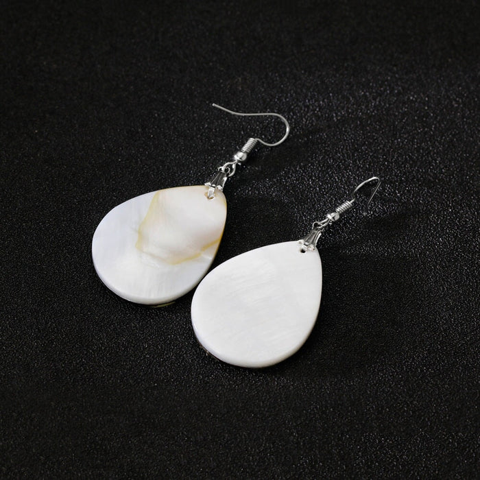 Wholesale water drop shell earrings JDC-ES-GSDB024 Earrings 丹比华比 Wholesale Jewelry JoyasDeChina Joyas De China