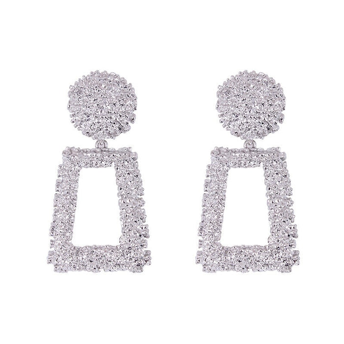 Wholesale White Alloy Earrings JDC-ES-Qiand002 Earrings 纤迪 Wholesale Jewelry JoyasDeChina Joyas De China