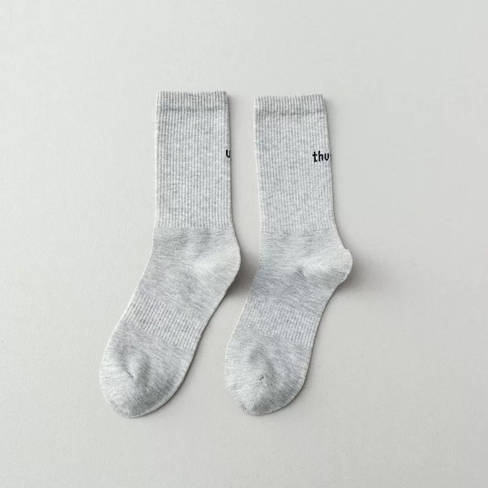 Wholesale white cotton socks JDC-SK-Qihen004 Sock 圻恒 grey one size Wholesale Jewelry JoyasDeChina Joyas De China