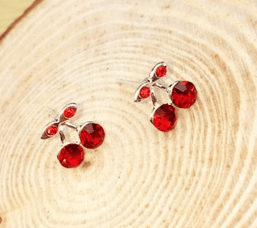 Wholesale white rhinestone earrings JDC-ES-Fangong005 Earrings 巩凡 Wholesale Jewelry JoyasDeChina Joyas De China