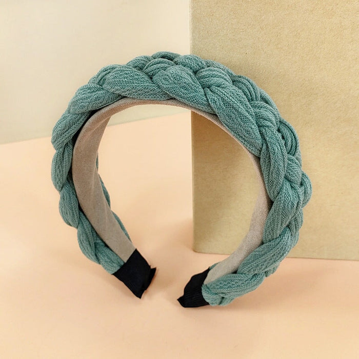 Wholesale wool knitted braided headband JDC-HD-O374 Headband 潮炫 Wholesale Jewelry JoyasDeChina Joyas De China