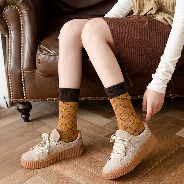 Wholesale Wool socks women's thickened mid-calf women's socks socks rabbit wool socks long Socks JoyasDeChina Wholesale Jewelry JoyasDeChina Joyas De China