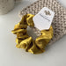 Wholesale yellow cloth hair circle JDC-HS-h405 Hair Scrunchies 妙德 Wholesale Jewelry JoyasDeChina Joyas De China