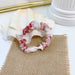 Wholesale yellow cotton and linen hair bands JDC-HS-h404 Hair Scrunchies 妙德 Pink #5 Wholesale Jewelry JoyasDeChina Joyas De China