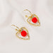 Wholesale Yellow Crystal Earrings JDC-ES-D781 Earrings 晴雯 3000 925 silver needle Wholesale Jewelry JoyasDeChina Joyas De China